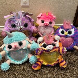 Lot of 5 Rainbowcorns stuffed animals